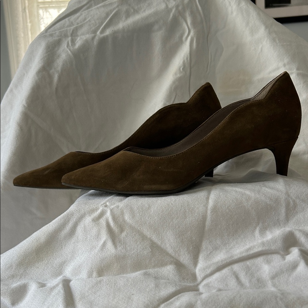 Rockport Brown Suede Pointed Heels